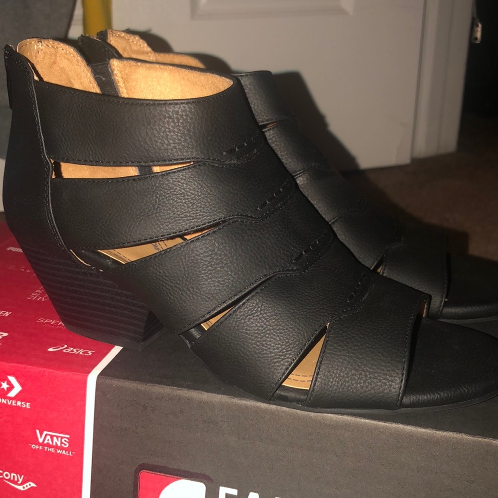 Brand new black sandals